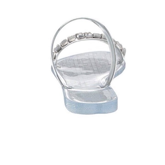 Badgley Mischka | Jeweled Sandal PVC Slides - Picture 3 of 5